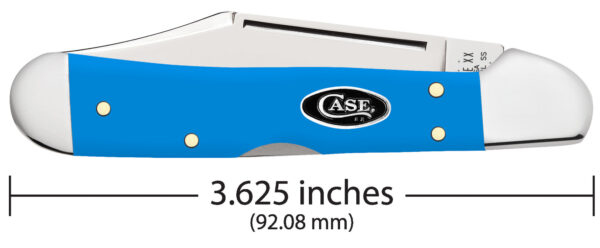 Light Blue Synthetic Smooth Mini CopperLock - Image 3