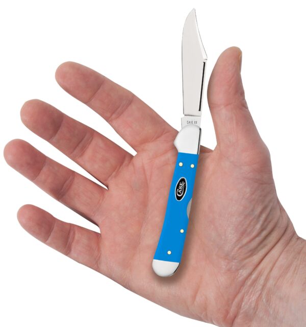 Light Blue Synthetic Smooth Mini CopperLock - Image 4