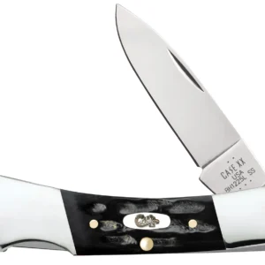 Jigged Buffalo Horn Lockback