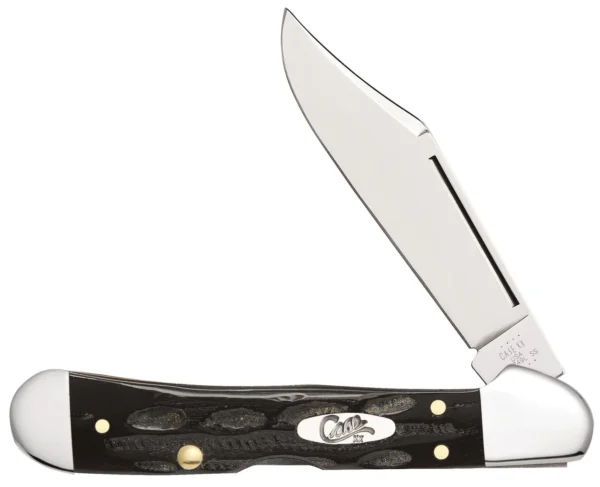 Jigged Buffalo Horn Mini CopperLock