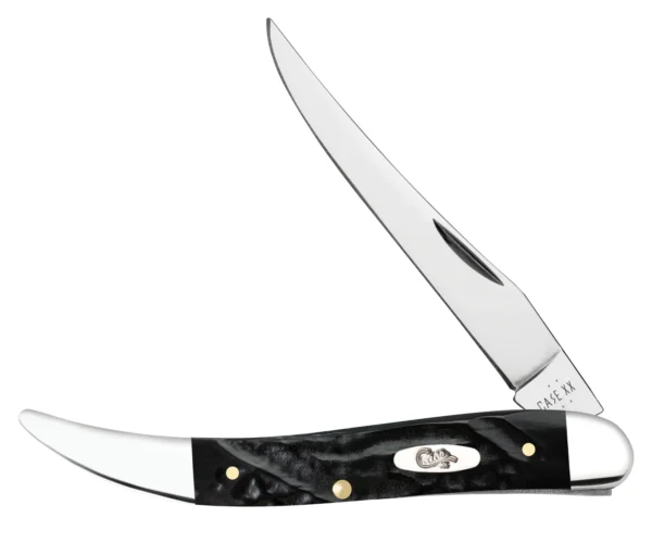 Jigged Rough Black Synthetic Medium Texas Toothpick