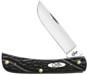 Jigged Rough Black Synthetic Sod Buster Jr
