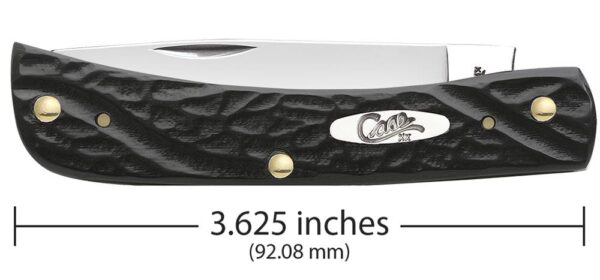 Jigged Rough Black Synthetic Sod Buster Jr - Image 2