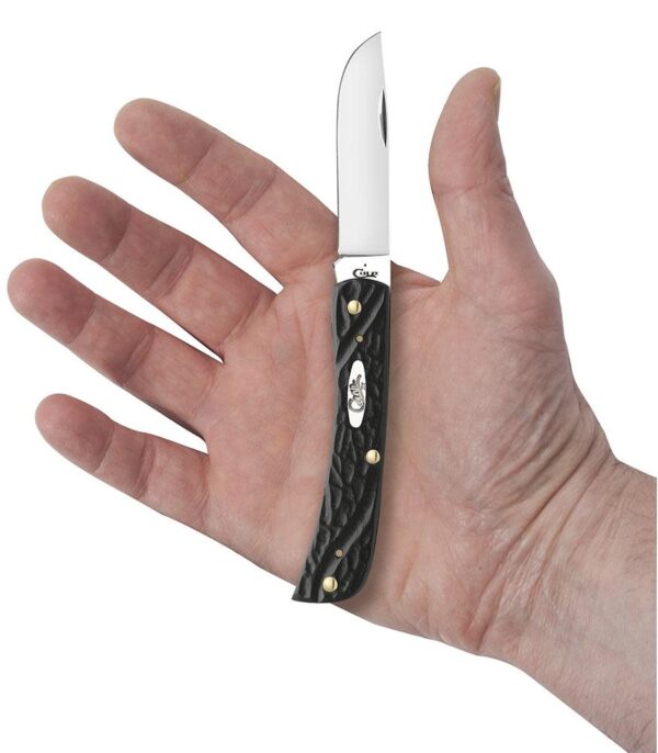 Jigged Rough Black Synthetic Sod Buster Jr - Image 4