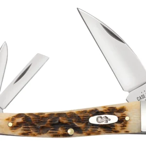Peach Seed Jig Amber Bone CS Seahorse Whittler