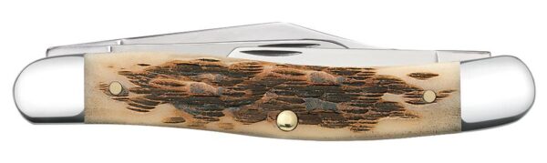 Peach Seed Jig Amber Bone Stockman - Image 3