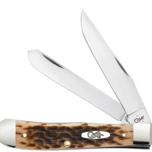 Peach Seed Jig Amber Bone Trapper with Clip