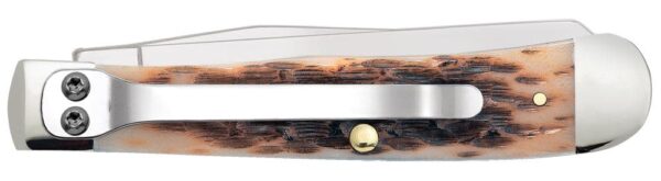 Peach Seed Jig Amber Bone Trapper with Clip - Image 3