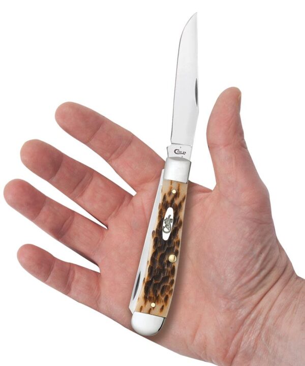 Peach Seed Jig Amber Bone Trapper with Clip - Image 4