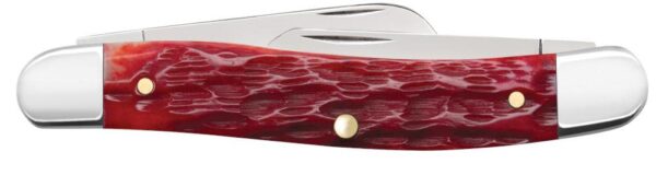 Peach Seed Jig Dark Red Bone CS Medium Stockman - Image 3