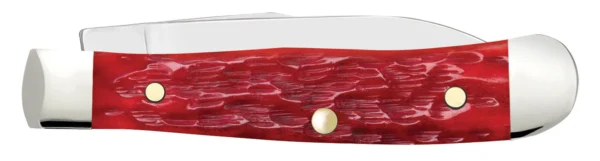 Peach Seed Jig Dark Red Bone CS Tiny Trapper - Image 3