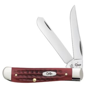 Pocket Worn Corn Cob Jig Old Red Bone Mini Trapper