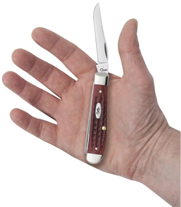 Pocket Worn Corn Cob Jig Old Red Bone Mini Trapper - Image 4
