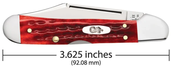 Pocket Worn Corn Cob Jigged Old Red Bone Mini CopperLock - Image 2