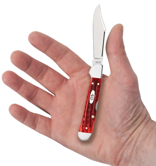 Pocket Worn Corn Cob Jigged Old Red Bone Mini CopperLock - Image 4