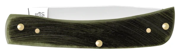 Sawcut Jigged Olive Green Bone Sod Buster Jr - Image 3