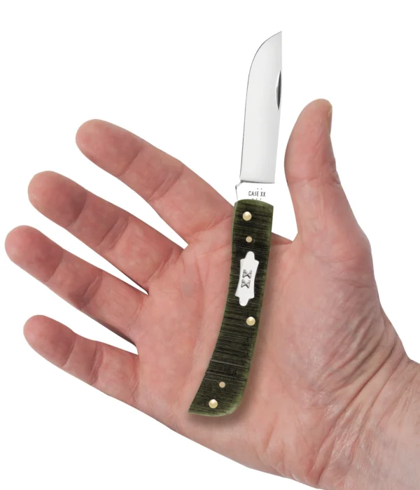 Sawcut Jigged Olive Green Bone Sod Buster Jr - Image 4