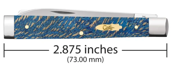 Smooth Blue Sycamore Wood Baby Doc - Image 2