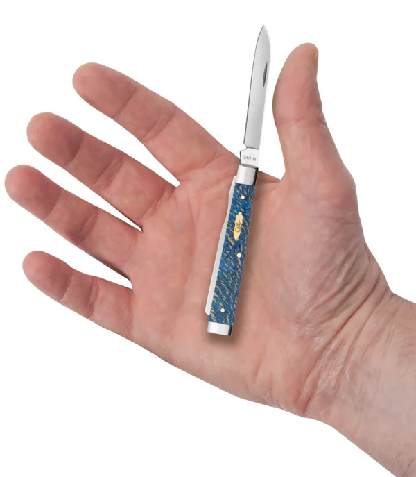 Smooth Blue Sycamore Wood Baby Doc - Image 4