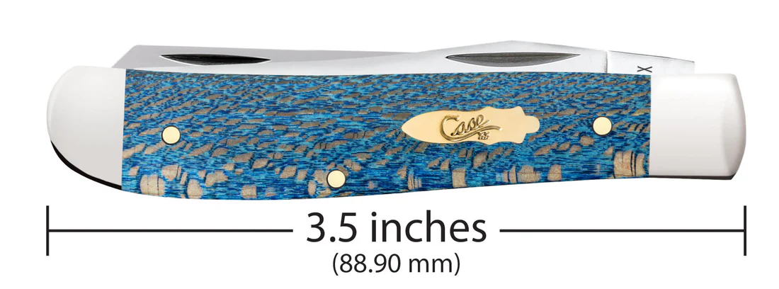 Smooth Blue Sycamore Wood Mini Trapper - Image 2