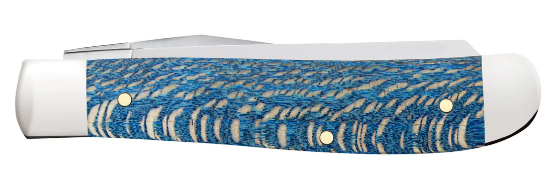 Smooth Blue Sycamore Wood Mini Trapper - Image 3