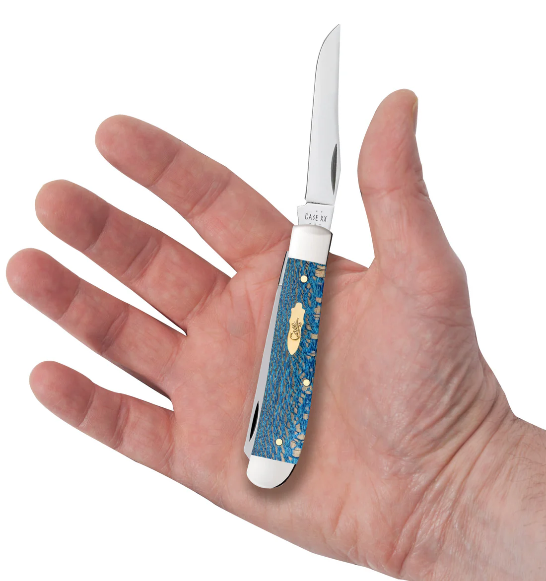 Smooth Blue Sycamore Wood Mini Trapper - Image 4