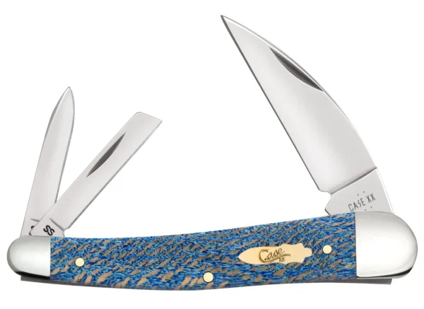 Smooth Blue Sycamore Wood Seahorse Whittler