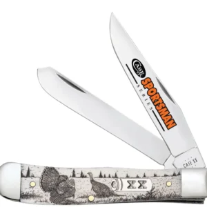 Sportsman Series Turkey Embellished Smooth Natural Bone Trapper