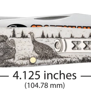 Sportsman Series Turkey Embellished Smooth Natural Bone Trapper