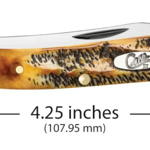Jigged Case 6.5 BoneStag Medium Texas Toothpick
