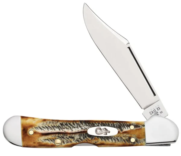 Jigged Case 6.5 BoneStag Mini CopperLock